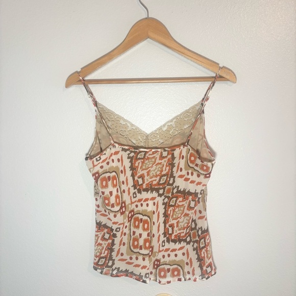 Daisy Fuentes Y2K Silk Lined Lace Camisole Babydoll Strappy Tank Top Size Large - Picture 5 of 10